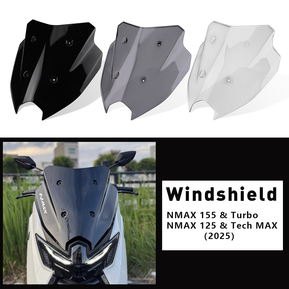 Tech Max Accessories - New NMAX 125 Windshield For Yamaha