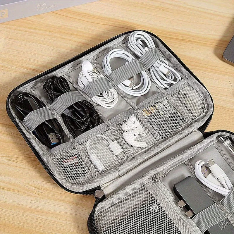 Tech Accessories Travel Case - 1 Pack Portable Electronic Accessories Storage