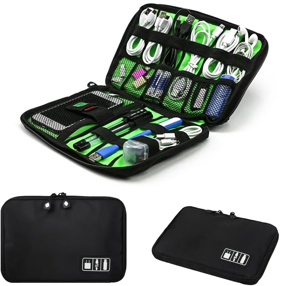 Cable Organizer Bag - Cable Organizer Storage Bags System Kit