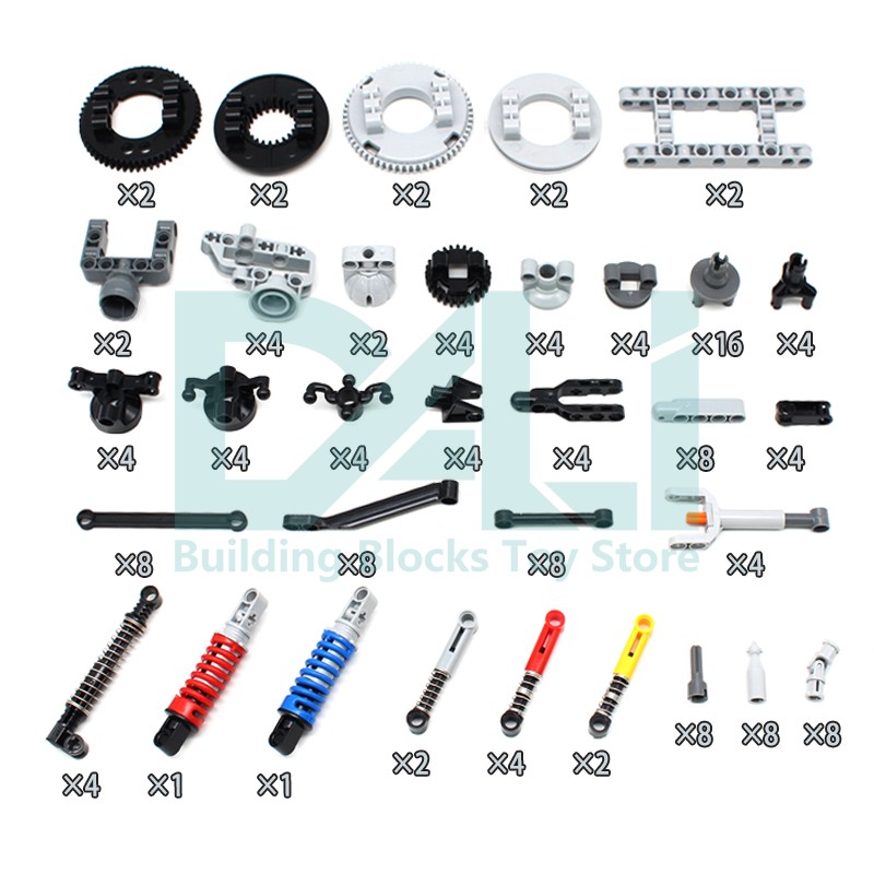 148Pcs MOC Technical Parts Gea - Tech Gear Accessories ulasan dan harga