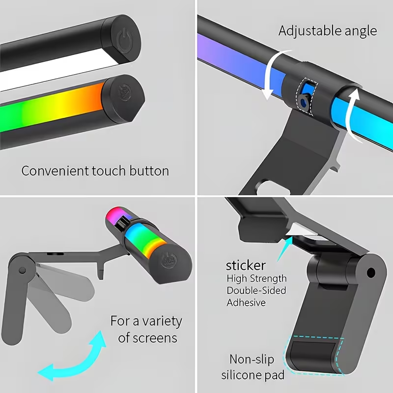 Monitor Light Bar RGB Lightbar - Tech Accessories For Desk ulasan dan harga