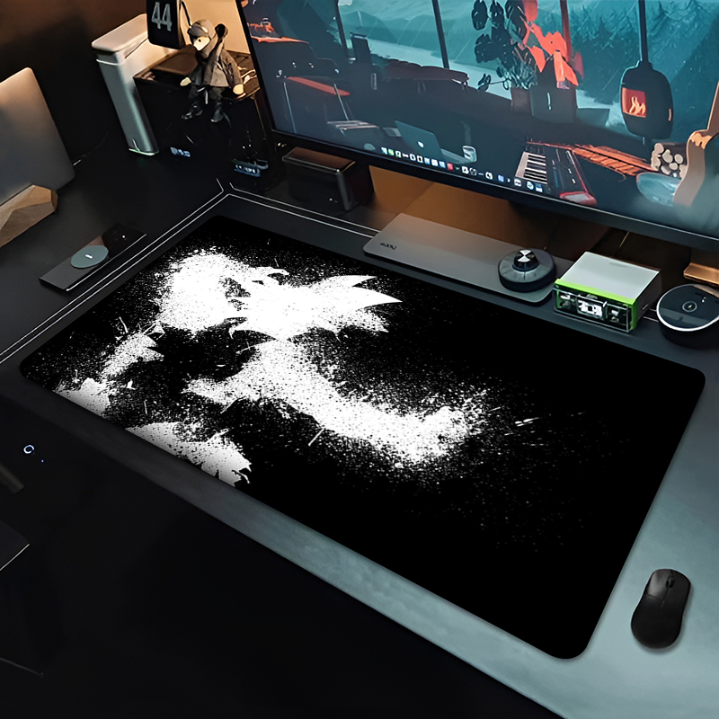 DBZ Black Anime Mouse Pad Drag - Tech Accessories For Desk ulasan dan harga