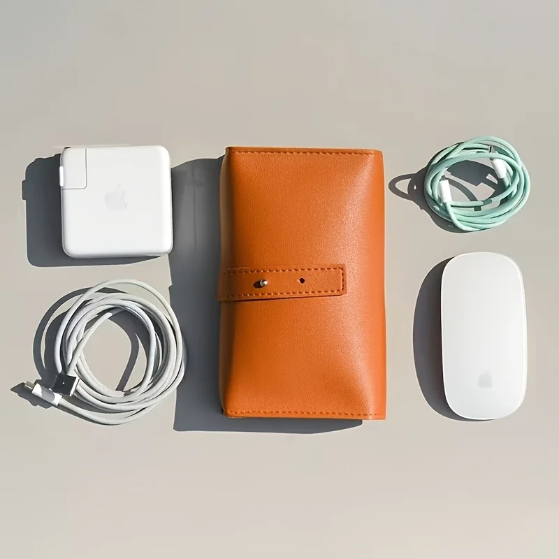 yesPU Leather Multi-Compartmen - Tech Accessories Travel Case ulasan dan harga