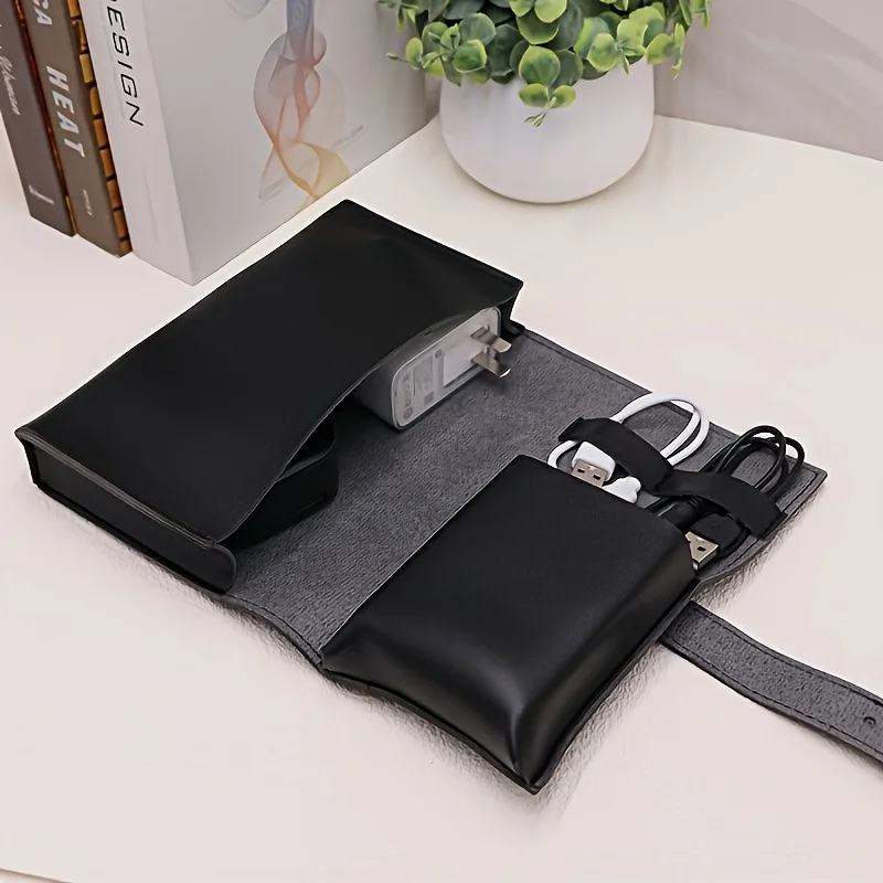 yesPU Leather Multi-Compartmen - Tech Accessories Travel Case ulasan dan harga