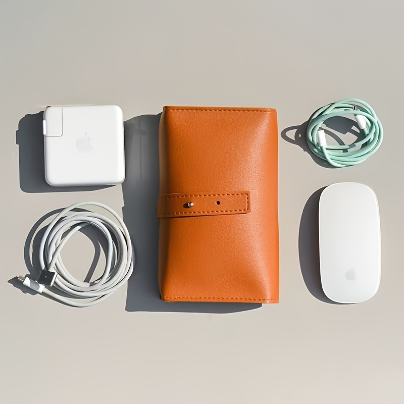 PU Leather Multi-Compartment O - Tech Accessories Travel Case ulasan dan harga