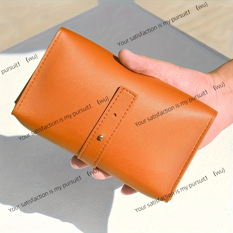 1pc PU Leather Multi-Compartme - Tech Accessories Travel Case ulasan dan harga