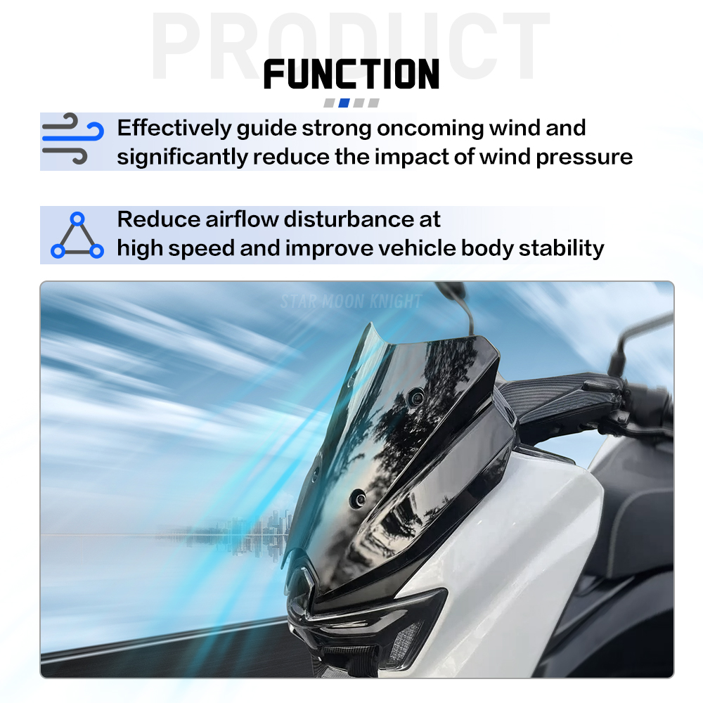 New NMAX 125 Windshield For Ya - Tech Max Accessories ulasan dan harga