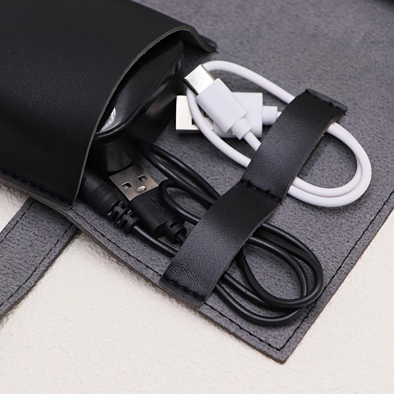 1PC PU Leather Multi-Compartme - Tech Accessories Travel ulasan dan harga