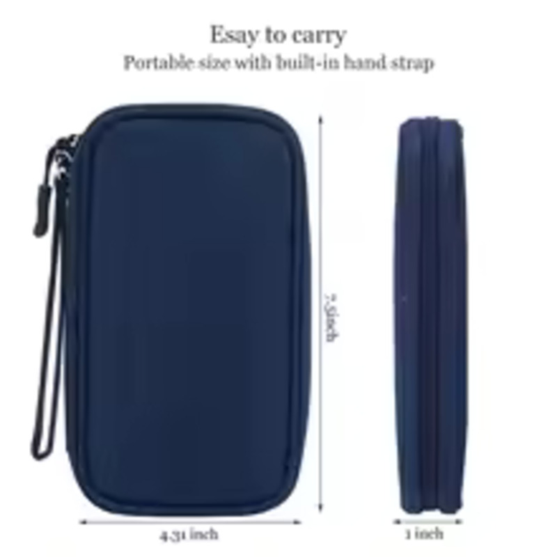 1PCS Grey/Black/Pink/Navy NEW  - Cable Organizer Bag ulasan dan harga