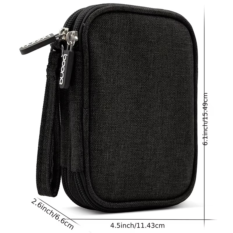 1PCS Grey/Black/Pink/Navy NEW  - Cable Organizer Bag ulasan dan harga