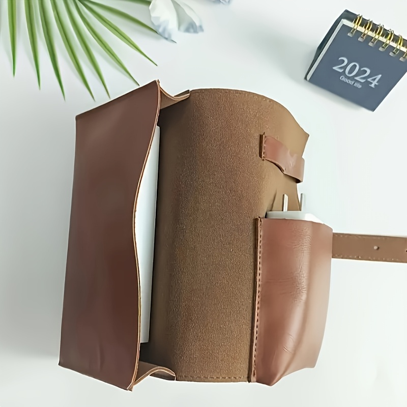 1pc PU Leather Multi-Compartme - Tech Accessories Travel Case ulasan dan harga