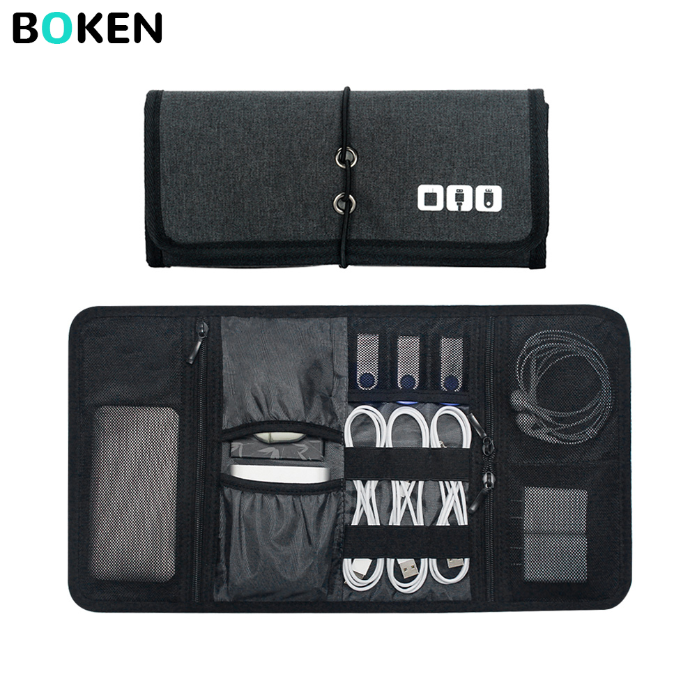 Tech Organizer Bag Cable Stora - Tech Accessories Travel ulasan dan harga