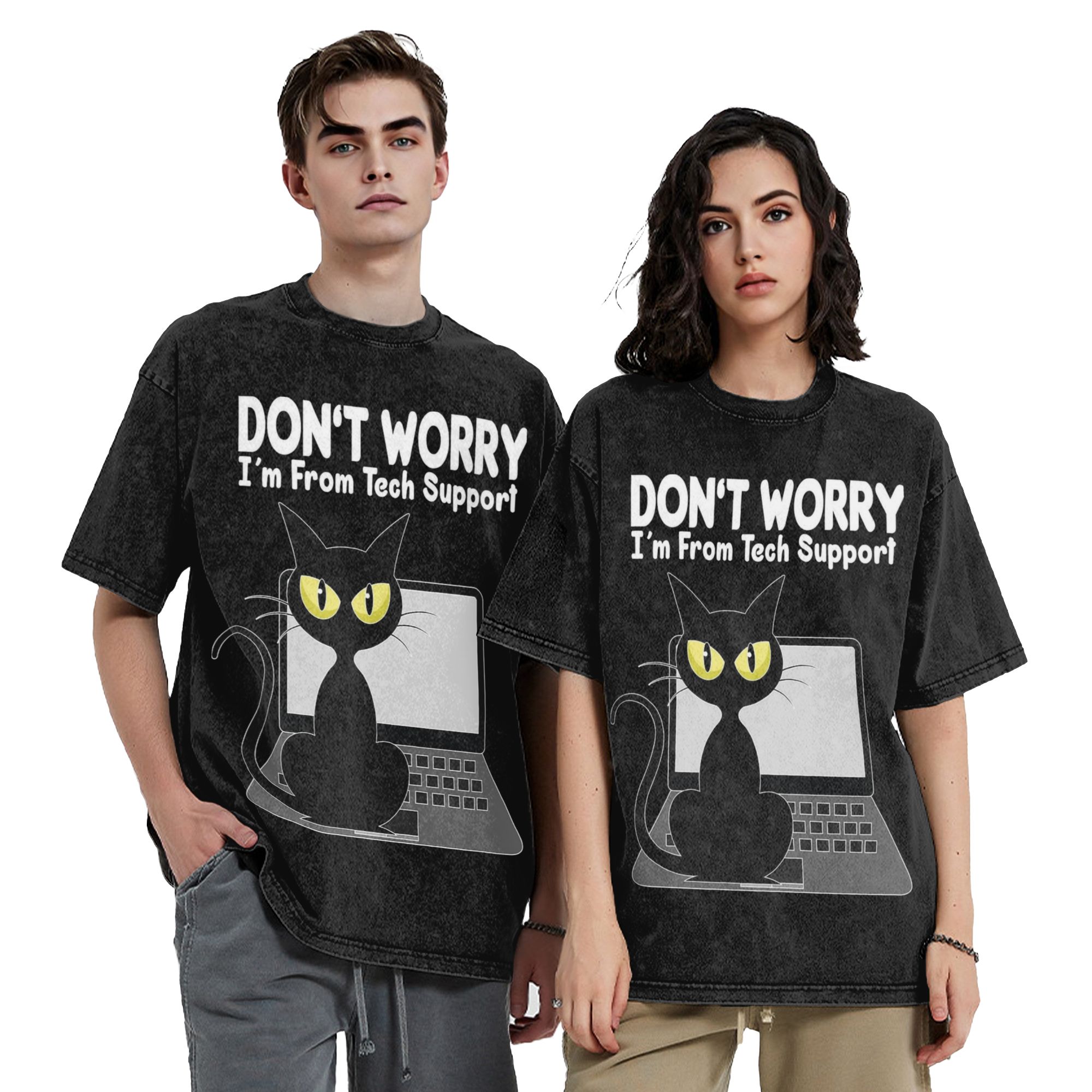 Men Women Wased T-shirts Don't - Tech Neck Accessories ulasan dan harga