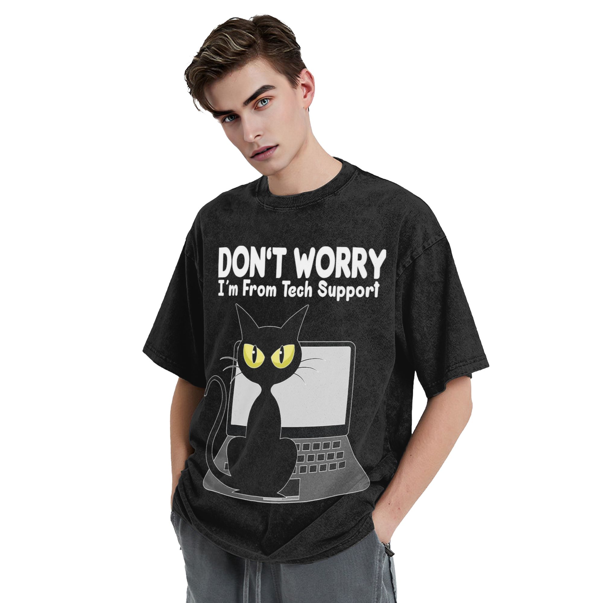 Men Women Wased T-shirts Don't - Tech Neck Accessories ulasan dan harga