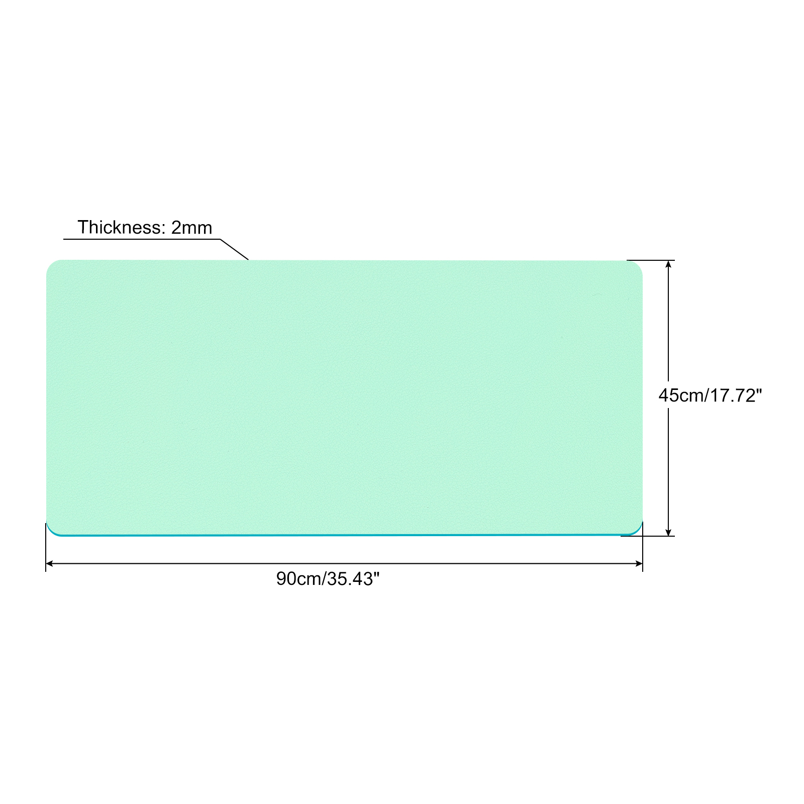 Office Desk Mat Protector PU L - Tech Accessories For Desk ulasan dan harga