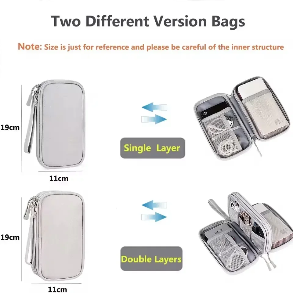 Travel Cable Bag Portable Digi - Cable Organizer Bag ulasan dan harga