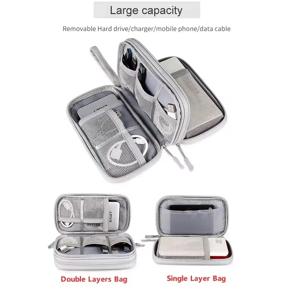 Travel Cable Bag Portable Digi - Cable Organizer Bag ulasan dan harga