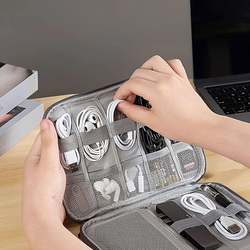 1 Pack Portable Electronic Acc - Tech Accessories Travel Case ulasan dan harga