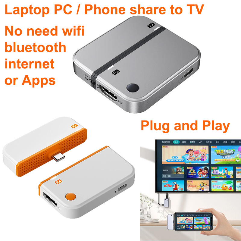 50m Type C Wireless Transmitte - Usb C To Hdmi ulasan dan harga