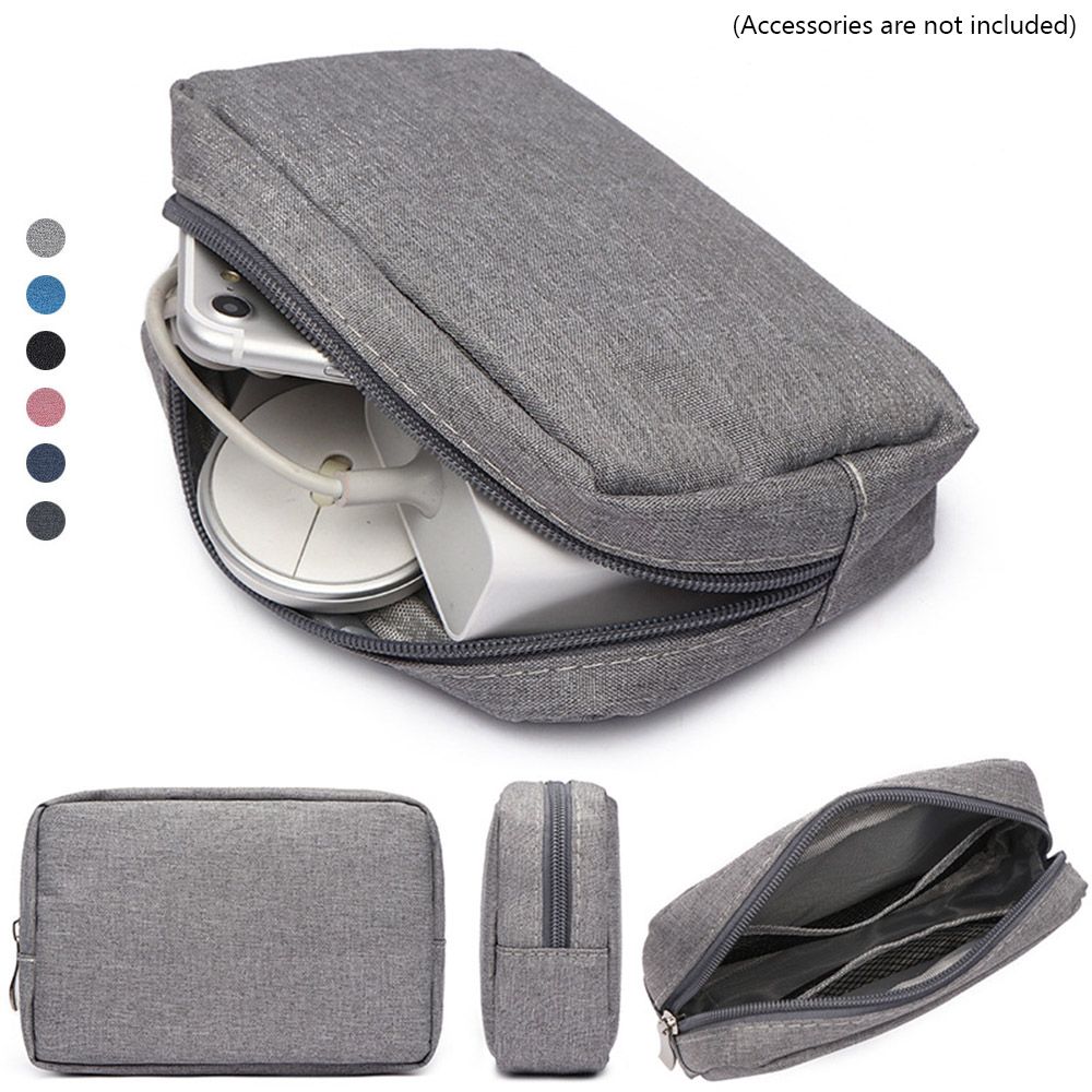 Portable USB Cable Earphone Or - Cable Organizer Bag ulasan dan harga