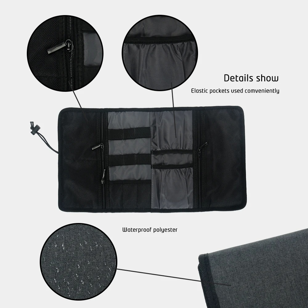 Electronic Organizer Cord Pouc - Tech Accessories Travel Case ulasan dan harga