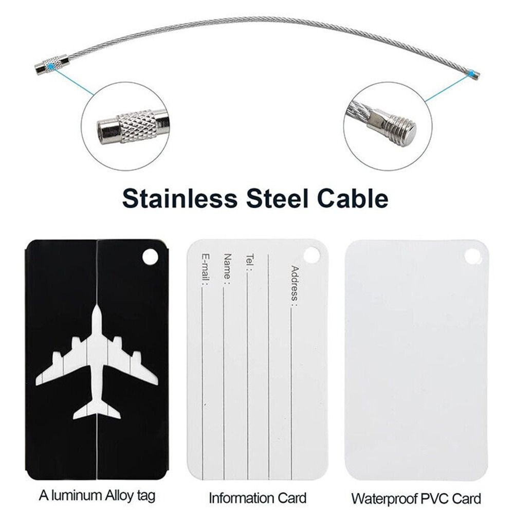 Aluminium Travel Luggage Tags  - Tech Accessories Travel ulasan dan harga