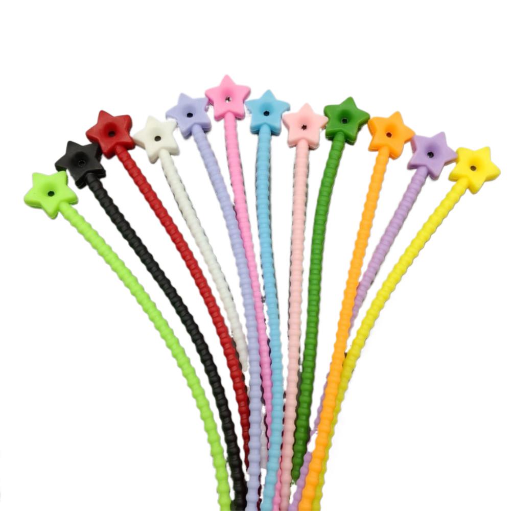 10Pcs Flower Star Silicone Cab - Cable Organizer Bag ulasan dan harga