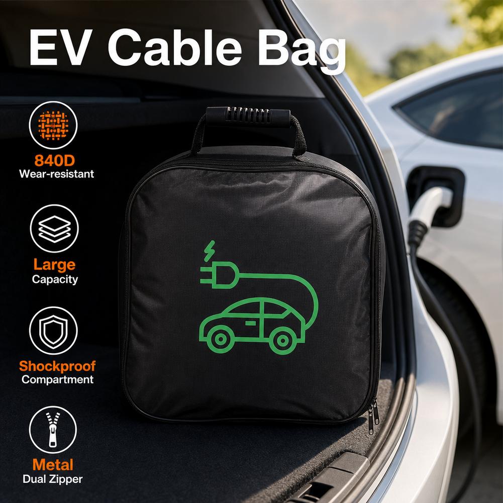 1pc Portable Waterproof EV Cha - Cable Organizer Bag ulasan dan harga